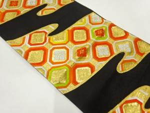 霞に花蜀江文織出し袋帯